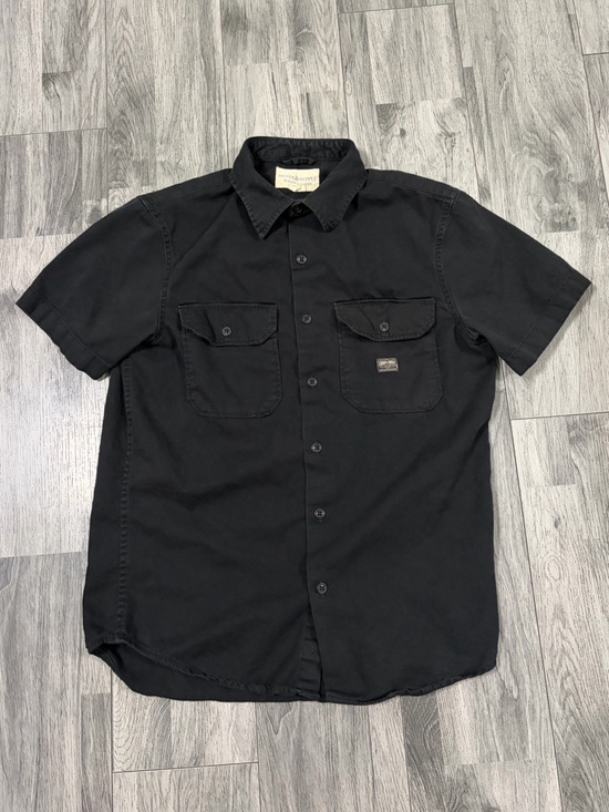 Denim & Supply Ralph Lauren Other - Denim & Supply Ralph Lauren Black Short-Sleeve Button-Front Shirt Jacket